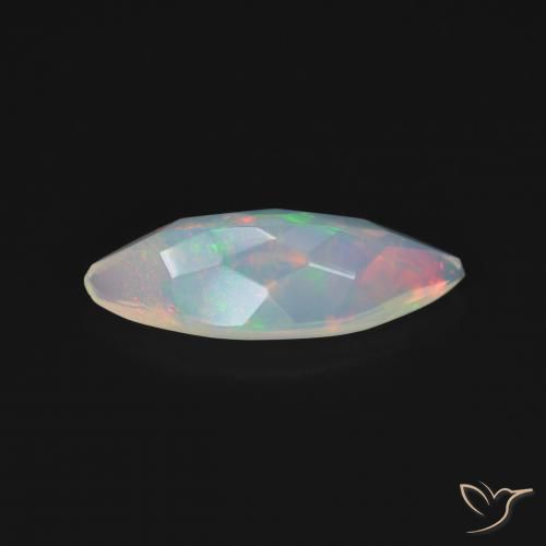 Opala Multicolorido Natural 1.09ct, Marquesa, Transparente