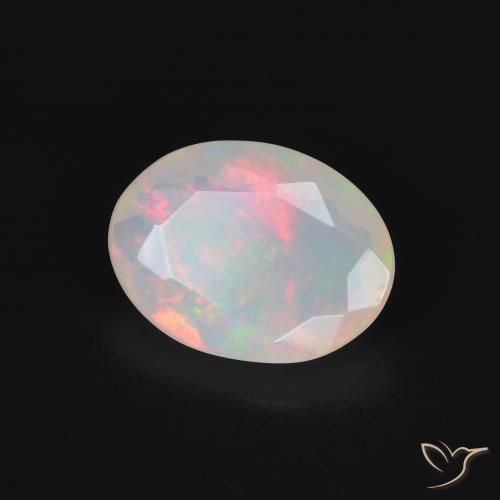 Opala Multicolorido Natural 1.42ct, oval, Transparente