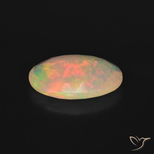 Opala Multicolorido Natural 2.66ct, oval, Transparente