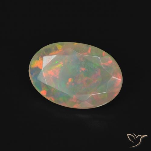 Opala Multicolorido Natural 1.73ct, oval, Transparente