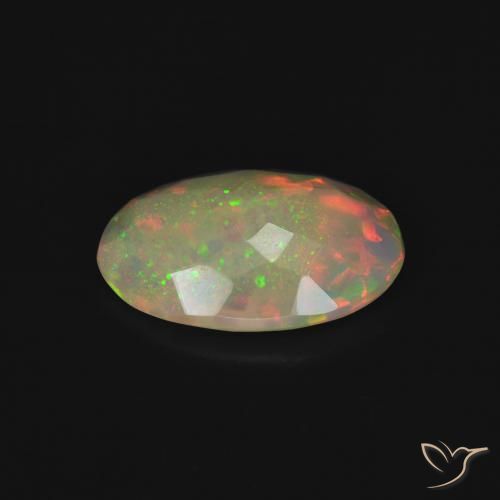 Opala Multicolorido Natural 1.73ct, oval, Transparente