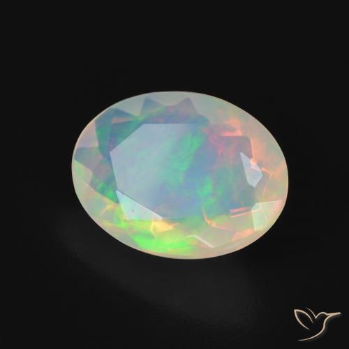 Opala Multicolorido Natural 1.87ct, oval, Transparente