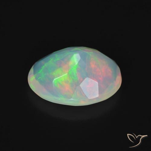 Opala Multicolorido Natural 1.87ct, oval, Transparente