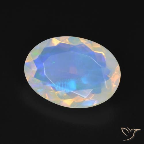 Opala Multicolorido Natural 4.41ct, oval, Transparente