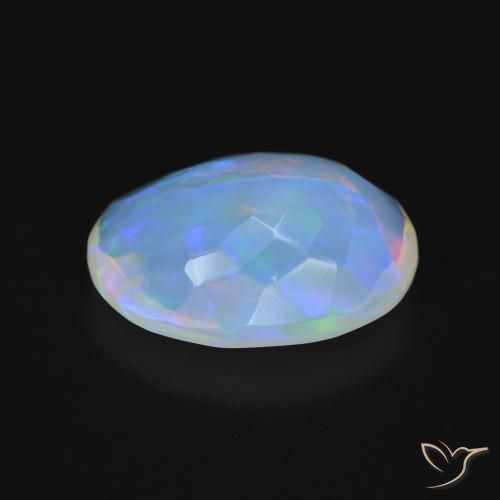 Opala Multicolorido Natural 4.41ct, oval, Transparente