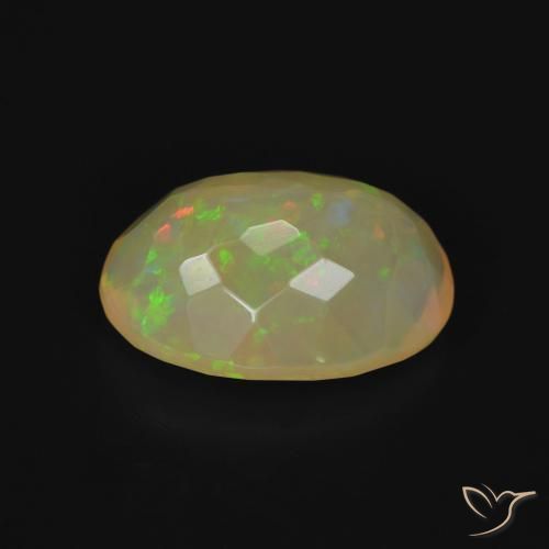 Opala Multicolorido Natural 3.78ct, oval, Transparente