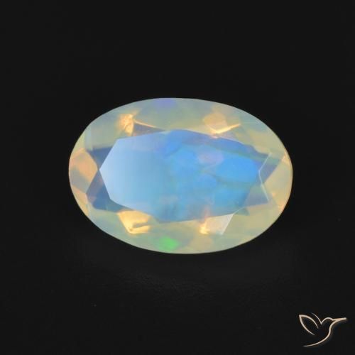 Opala Multicolorido Natural 1.21ct, oval, Transparente
