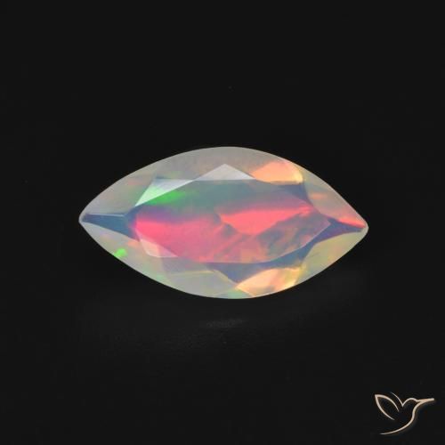 1.31ct Natural Multicolorido Opala, Marquesa, Transparente