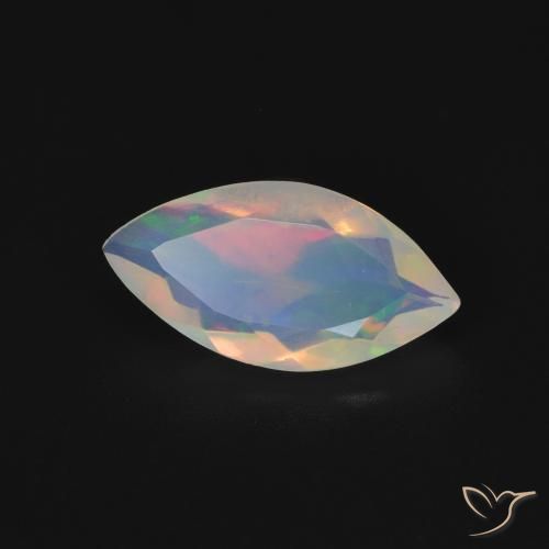 Opala Multicolorido Natural 1.31ct, Marquesa, Transparente