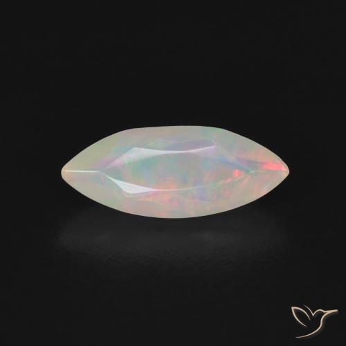 0.70ct Natural Multicolorido Opala, Marquesa, Transparente