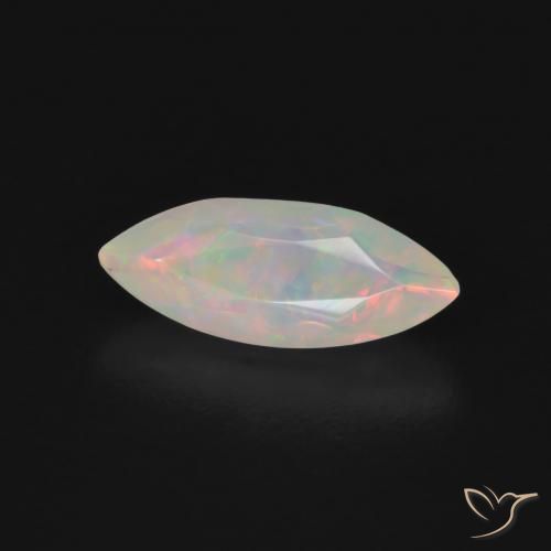 Opala Multicolorido Natural 0.70ct, Marquesa, Transparente