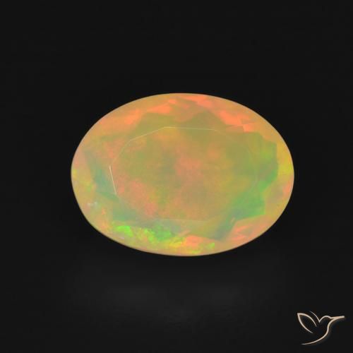 1.70ct Natural Multicolorido Opala, oval, Transparente, Photo A