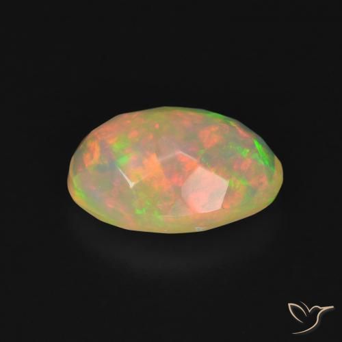 Opala Multicolorido Natural 1.75ct, oval, Transparente