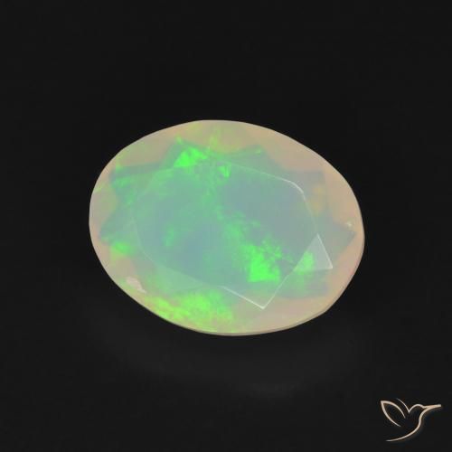 Opala Multicolorido Natural 1.10ct, oval, Transparente