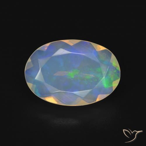 2.05ct Natural Multicolorido Opala, oval, Transparente