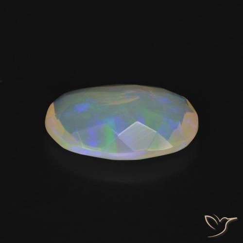 Opala Multicolorido Natural 2.05ct, oval, Transparente