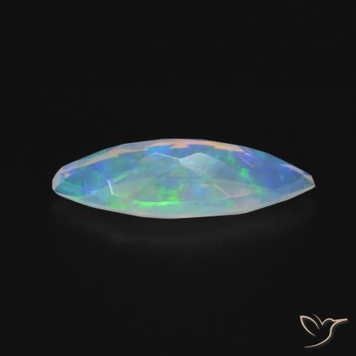 Opala Multicolorido Natural 1.35ct, Marquesa, Transparente