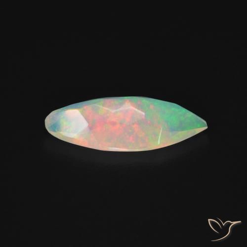 Opala Multicolorido Natural 0.75ct, Marquesa, Transparente