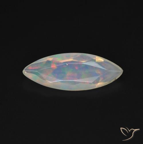 0.55ct Natural Multicolorido Opala, Marquesa, Transparente