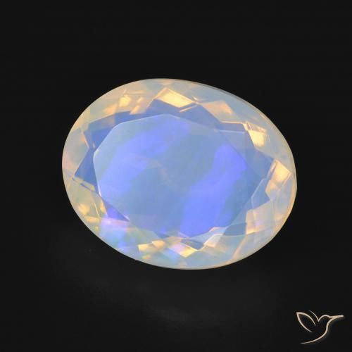 Opala Multicolorido Natural 4.17ct, oval, Transparente