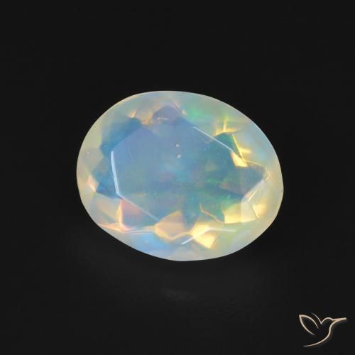 Opala Multicolorido Natural 1.08ct, oval, Transparente