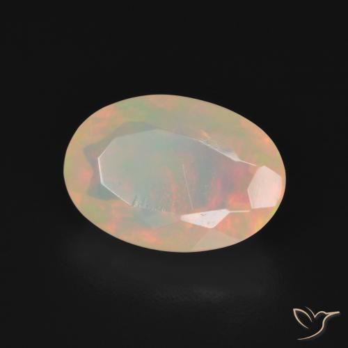 Opala Multicolorido Natural 2.89ct, oval, Transparente