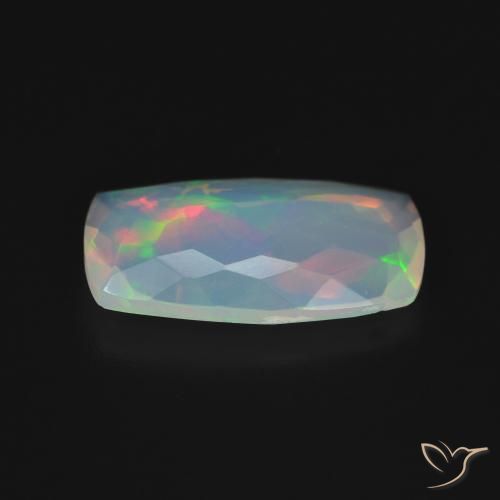 Opala Multicolorido Natural 2.67ct, Almofada, Transparente