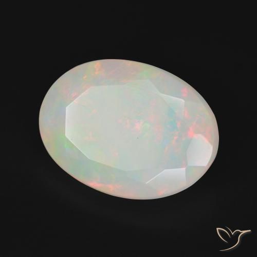 Opala Multicolorido Natural 5.28ct, oval, Opaco