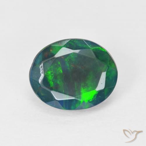 1.18ct Natural Multicolorido Opala, oval, Opaco