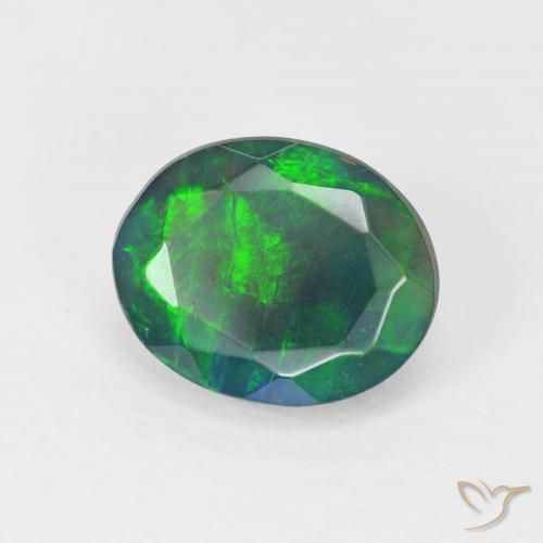 Opala Multicolorido Natural 1.18ct, oval, Opaco