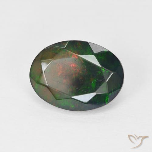 Opala Multicolorido Natural 1.71ct, oval, Opaco