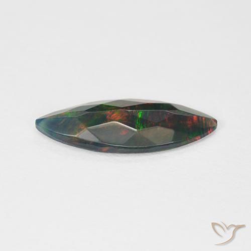 Opala Multicolorido Natural 1.01ct, Marquesa, Transparente