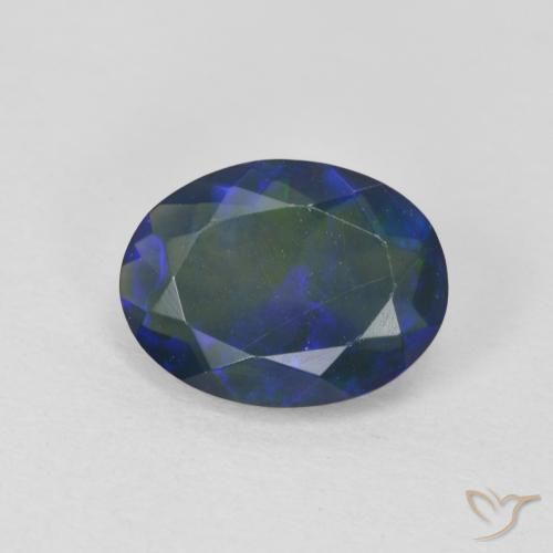 1.35ct Natural Multicolorido Opala, oval, Transparente
