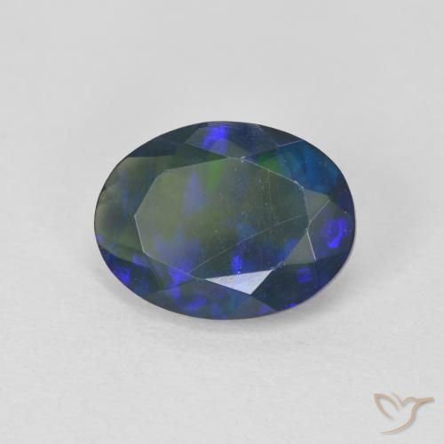 Opala Multicolorido Natural 1.35ct, oval, Transparente