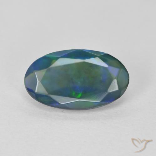 1.12ct Natural Multicolorido Opala, oval, Transparente