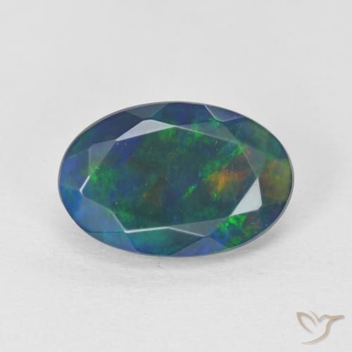 1.32ct Natural Multicolorido Opala, oval, Transparente