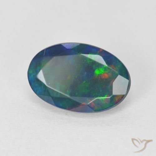 Opala Multicolorido Natural 1.32ct, oval, Transparente