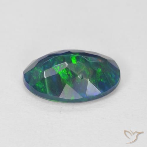 Opala Multicolorido Natural 1.32ct, oval, Transparente
