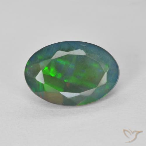 2.05ct Natural Multicolorido Opala, oval, Translúcido
