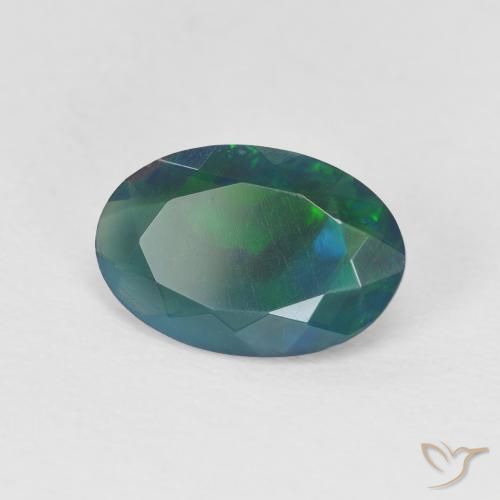Opala Multicolorido Natural 1.09ct, oval, Transparente