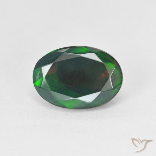 1.52ct Natural Multicolorido Opala, oval, Transparente