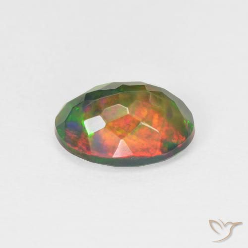 Opala Multicolorido Natural 1.65ct, oval, Translúcido
