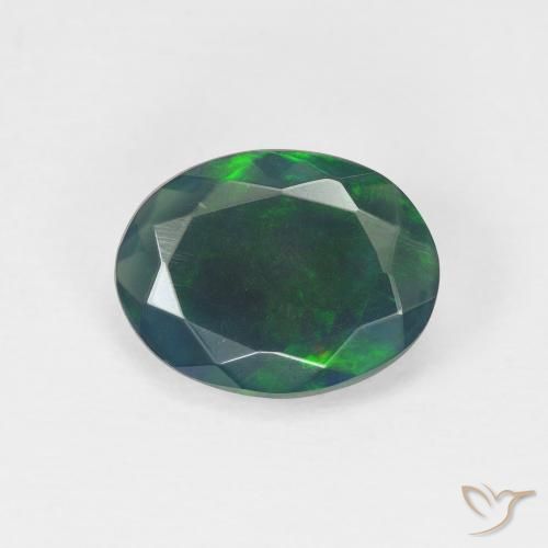 1.13ct Natural Multicolorido Opala, oval, Translúcido