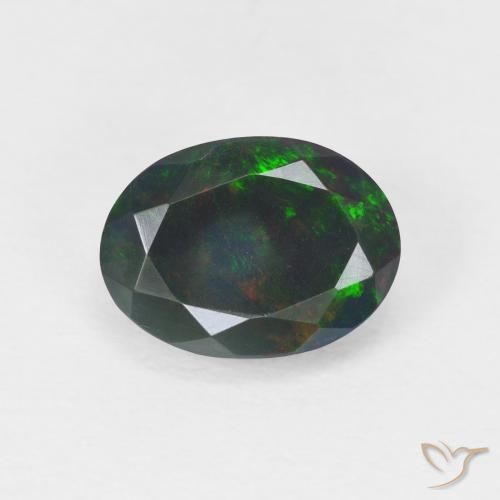 1.09ct Natural Multicolorido Opala, oval, Translúcido