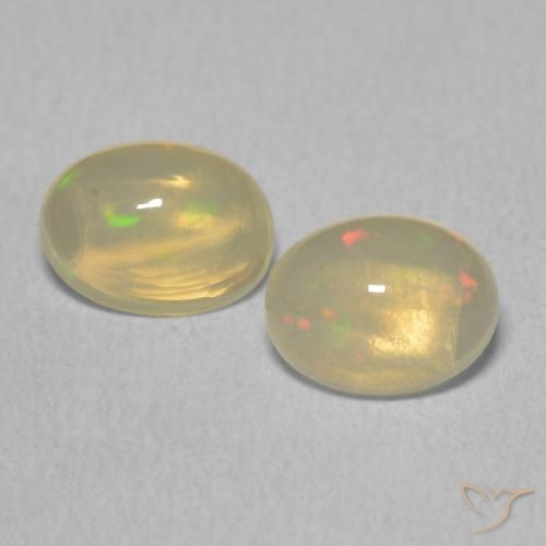 1.62ctw Natural Multicolorido Opala, oval, Transparente, Photo A