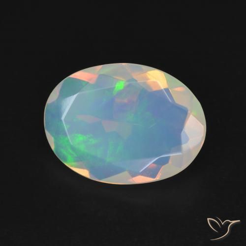 Opala Multicolorido Natural 2.05ct, oval, Transparente
