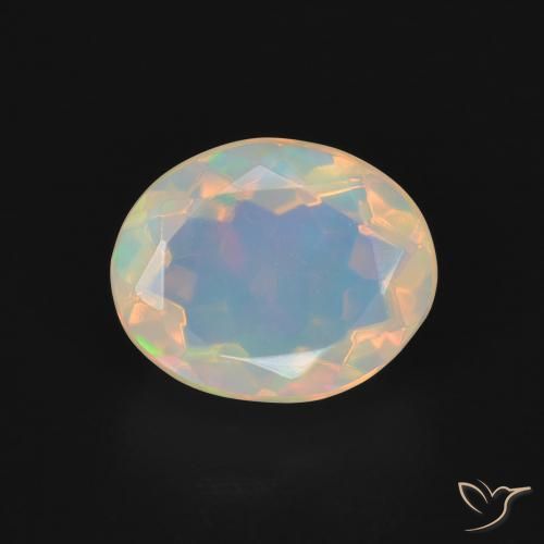 1.75ct Natural Multicolorido Opala, oval, Transparente