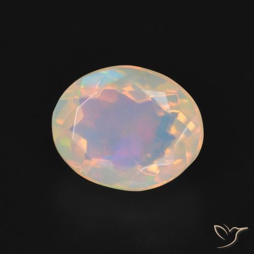 Opala Multicolorido Natural 1.75ct, oval, Transparente