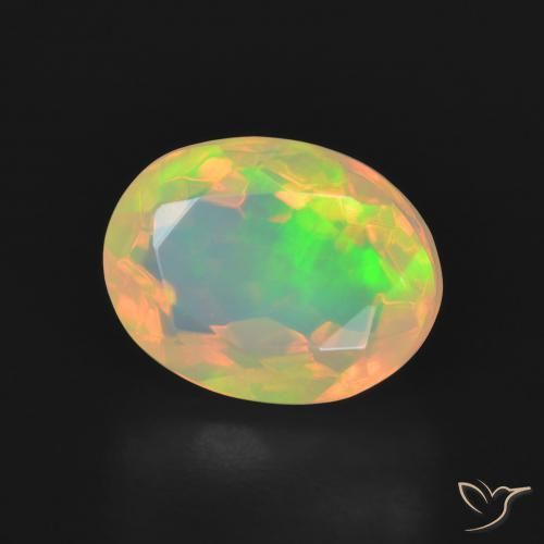 Opala Multicolorido Natural 2.34ct, oval, Transparente