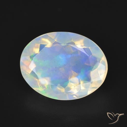 Opala Multicolorido Natural 3.60ct, oval, Transparente